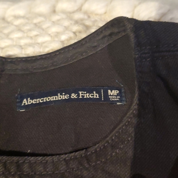 Abercrombie & Fitch Black Dress Overalls - size MP - Picture 3 of 6